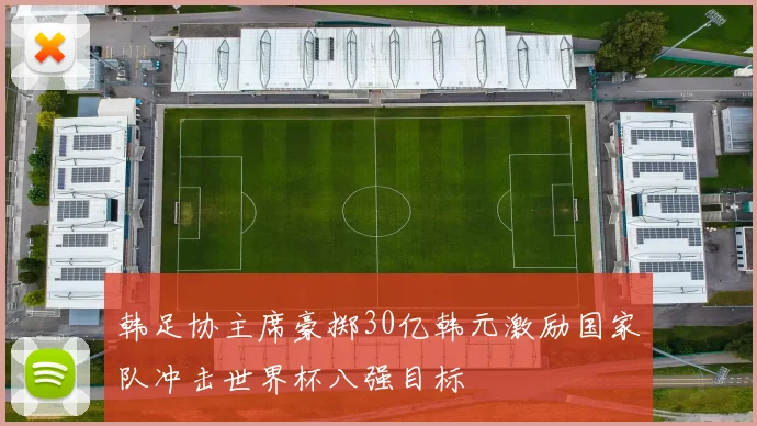 韩足协主席豪掷30亿韩元激励国家队冲击世界杯八强目标